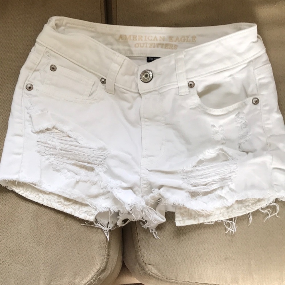 AE hi-rise shortie shorts